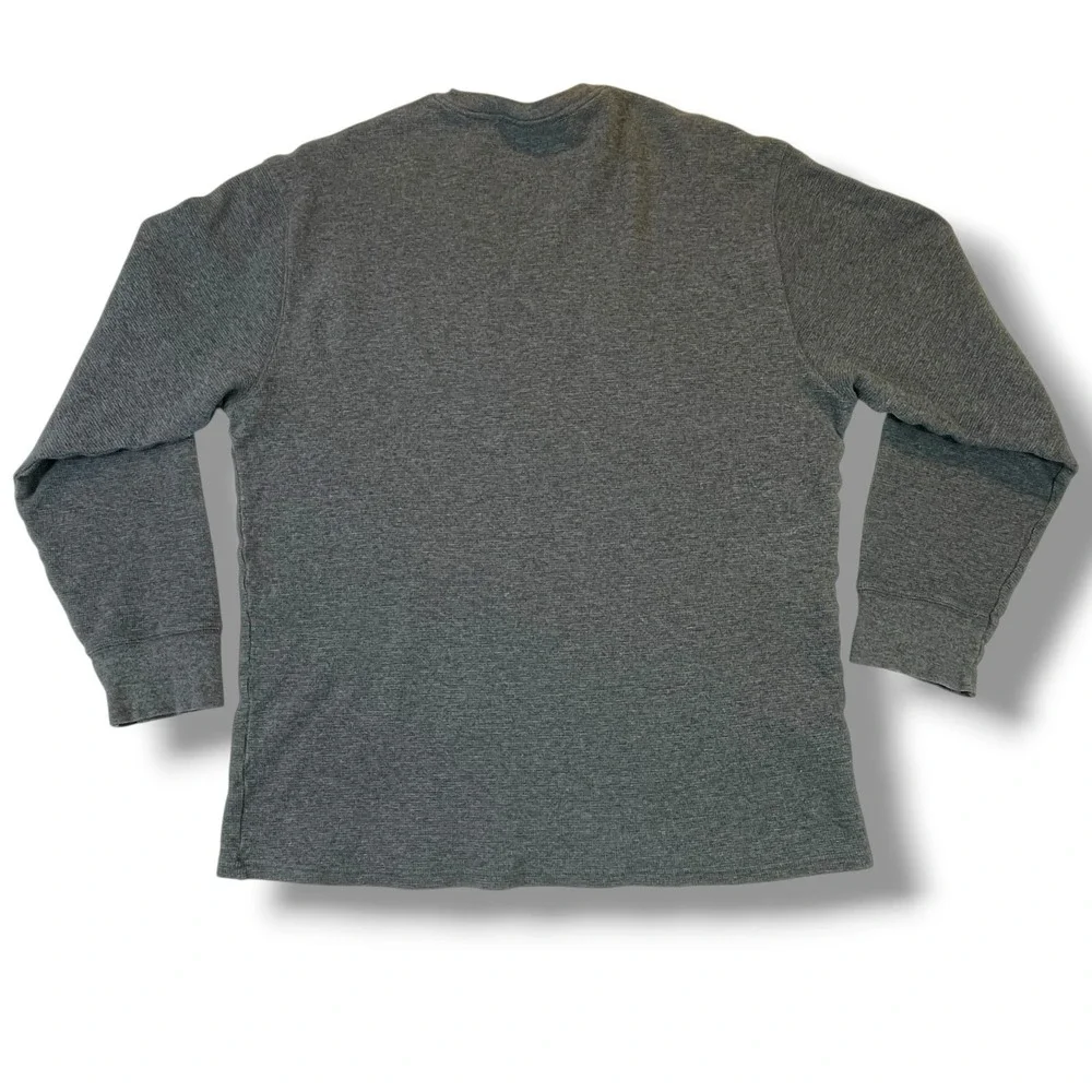Polo Ralph Lauren Sleepwear Men's Waffle Knit Grey Large Cotton Shirt 2XL *Read*